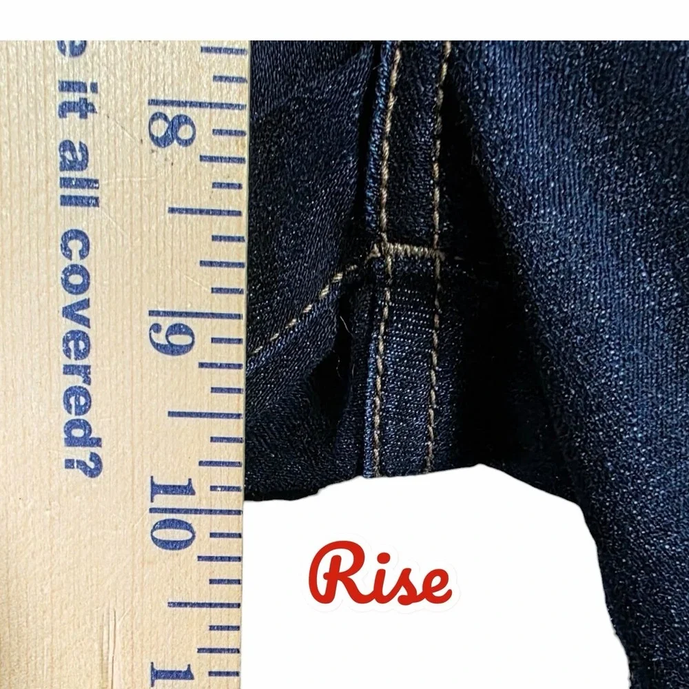Lucky Brand Womens 8 29 Mid Rise Sweet Straight Jeans Dark Wash Denim